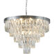 Canada 12 Light 19.7 inch Chrome Chandelier Ceiling Light